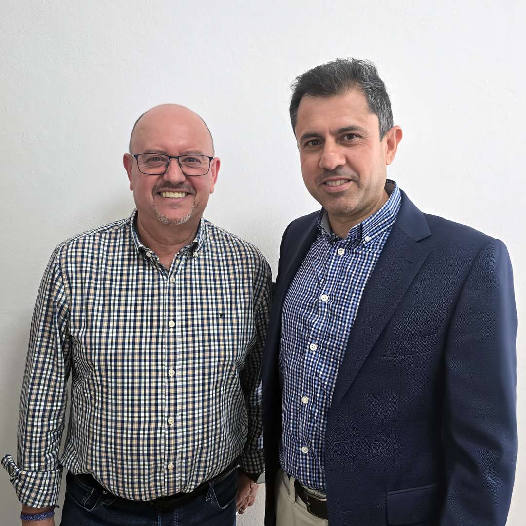 Asesor Manuel Escámez y Sergio Arráez, CEO de Laboralytec en Campohermoso